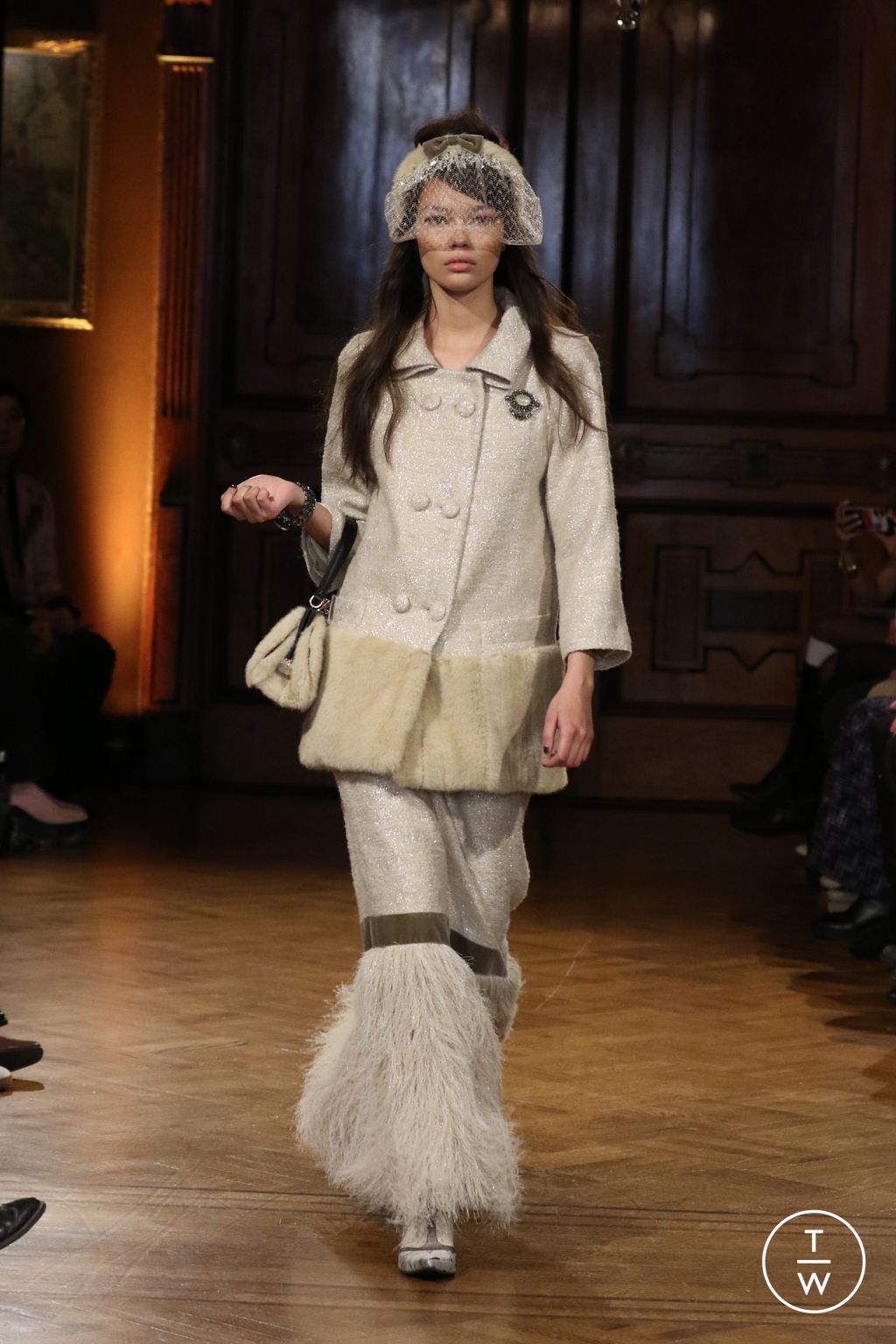 Fashion Week New York Fall/Winter 2026 look 32 from the Anna Sui collection womenswear