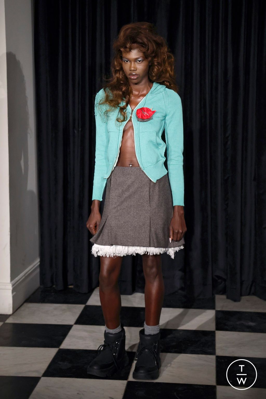 Fashion Week New York Fall/Winter 2026 look 2 from the Gabe Gordon collection womenswear