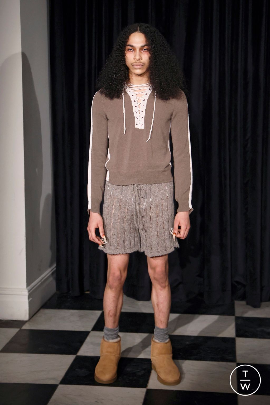 Fashion Week New York Fall/Winter 2026 look 12 from the Gabe Gordon collection 女装