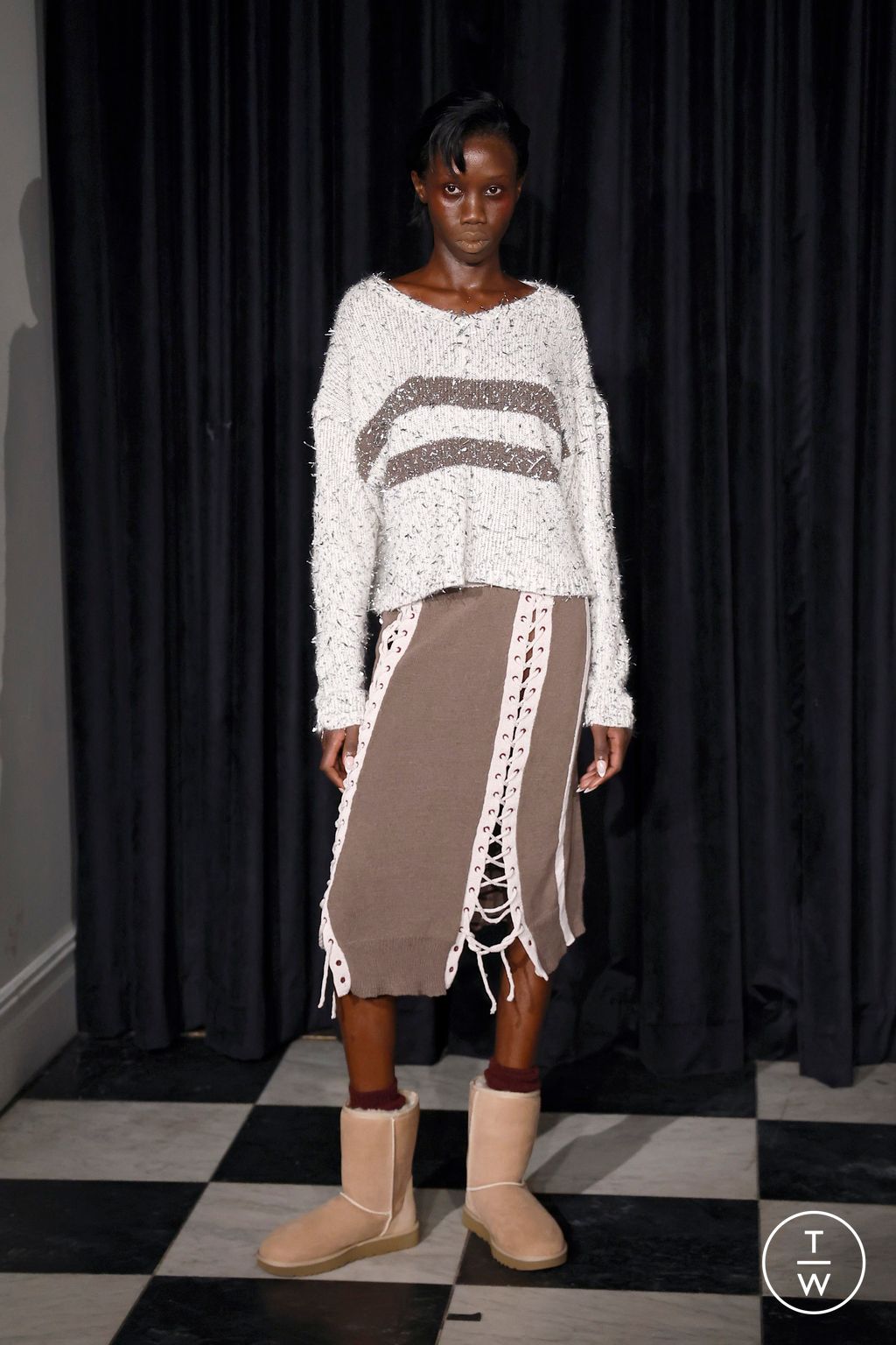 Fashion Week New York Fall/Winter 2026 look 14 from the Gabe Gordon collection 女装