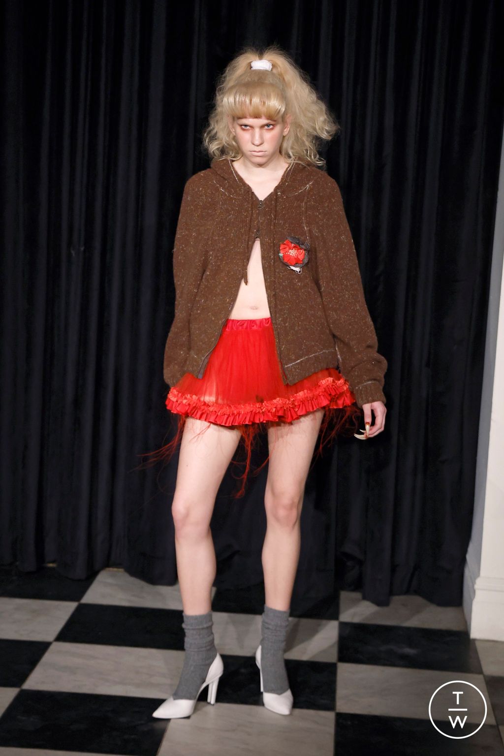 Fashion Week New York Fall/Winter 2026 look 19 from the Gabe Gordon collection 女装