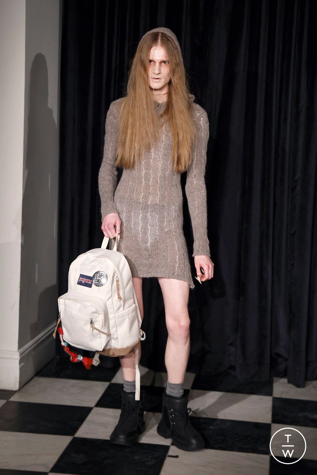 Fashion Week New York Fall/Winter 2026 look 21 de la collection Gabe Gordon womenswear