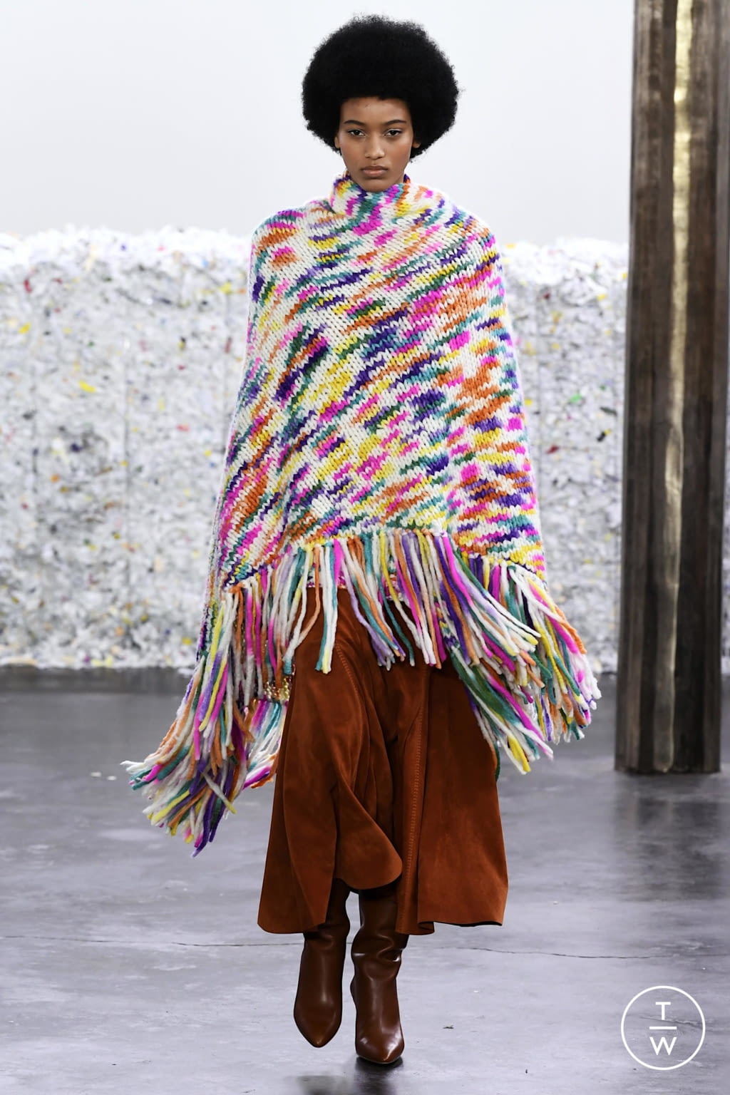 Fashion Week New York Fall/Winter 2020 look 11 from the Gabriela Hearst collection 女装