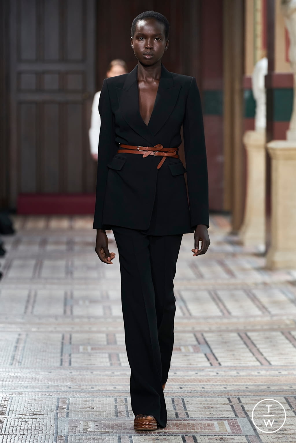 Fashion Week Paris Spring/Summer 2021 look 7 de la collection Gabriela Hearst womenswear