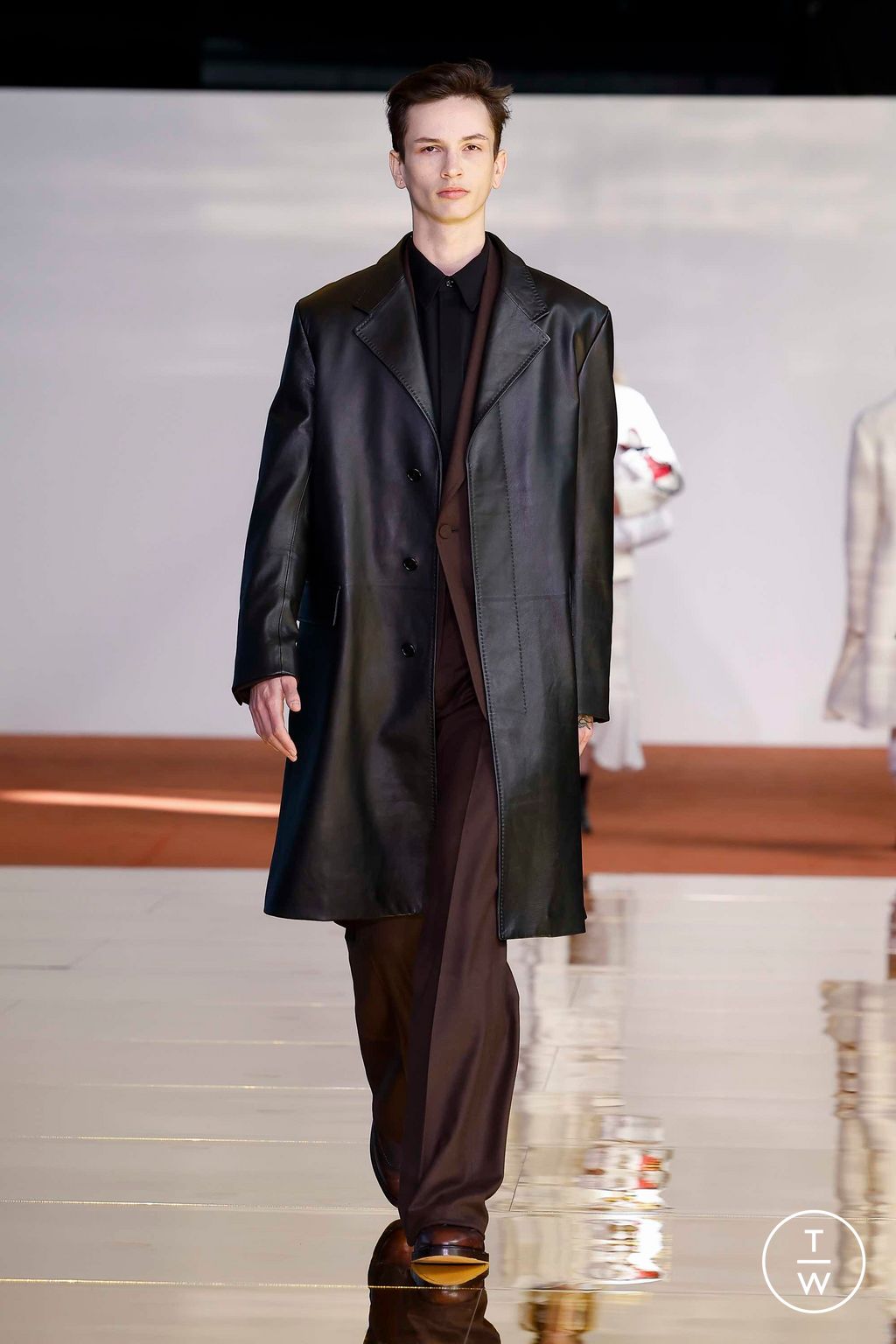 Fashion Week New York Fall/Winter 2023 look 6 from the Gabriela Hearst collection 女装