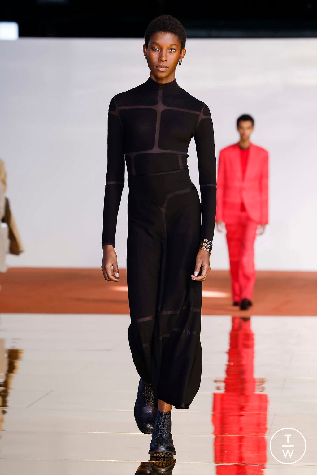Fashion Week New York Fall/Winter 2023 look 30 from the Gabriela Hearst collection 女装