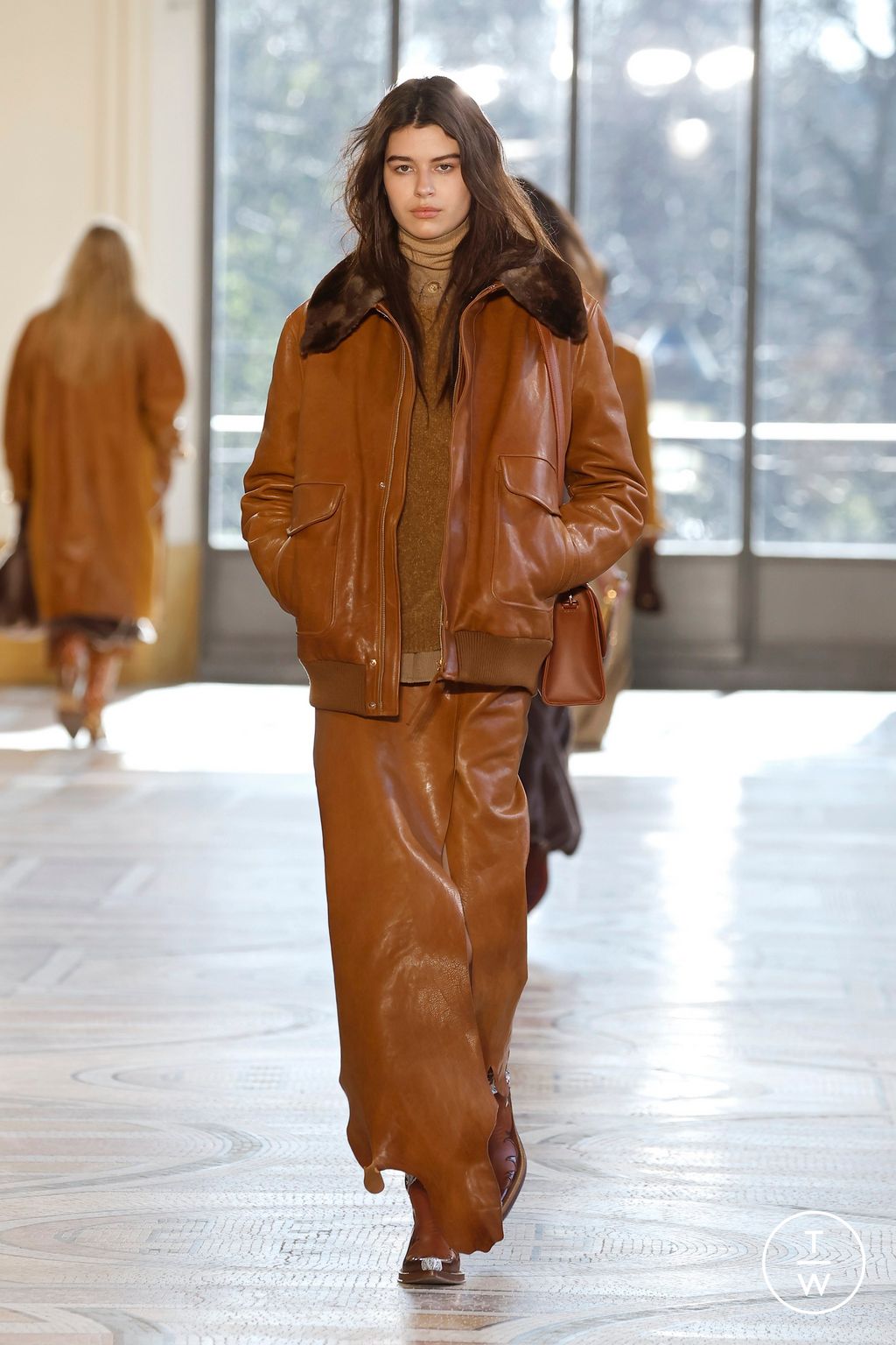 Fashion Week Paris Fall/Winter 2026 look 15 de la collection Gabriela Hearst womenswear
