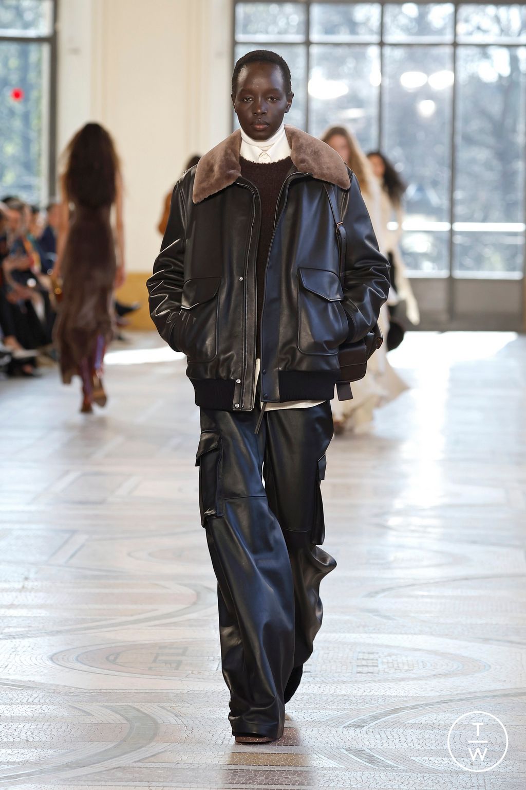 Fashion Week Paris Fall/Winter 2026 look 19 from the Gabriela Hearst collection womenswear