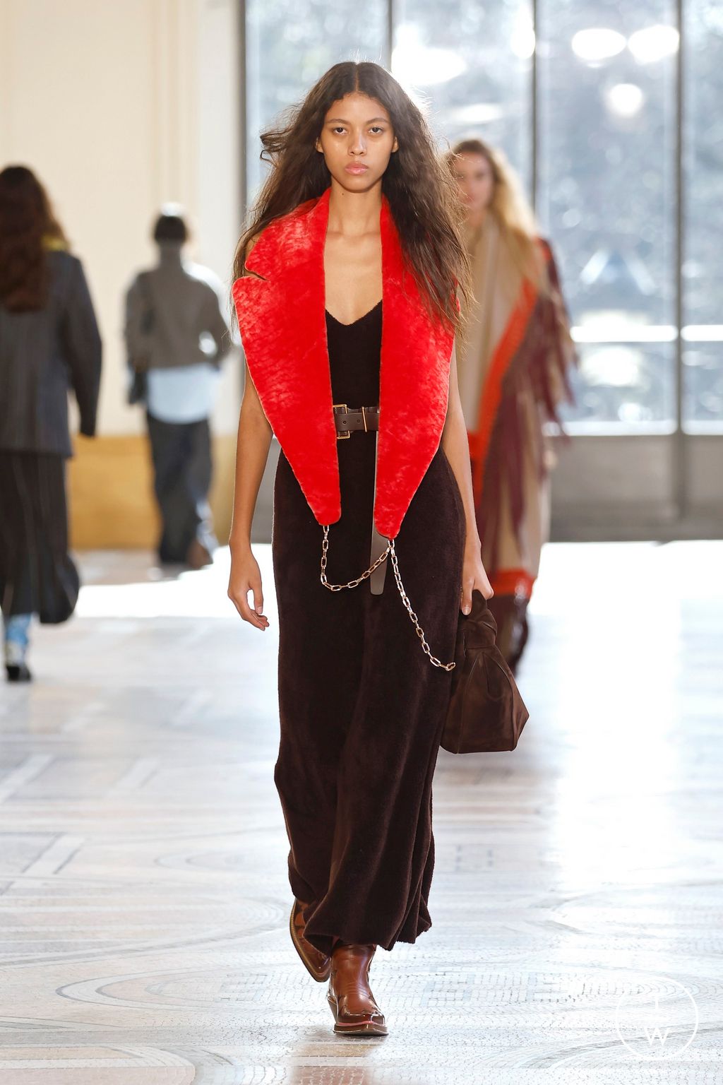 Fashion Week Paris Fall/Winter 2026 look 30 de la collection Gabriela Hearst womenswear