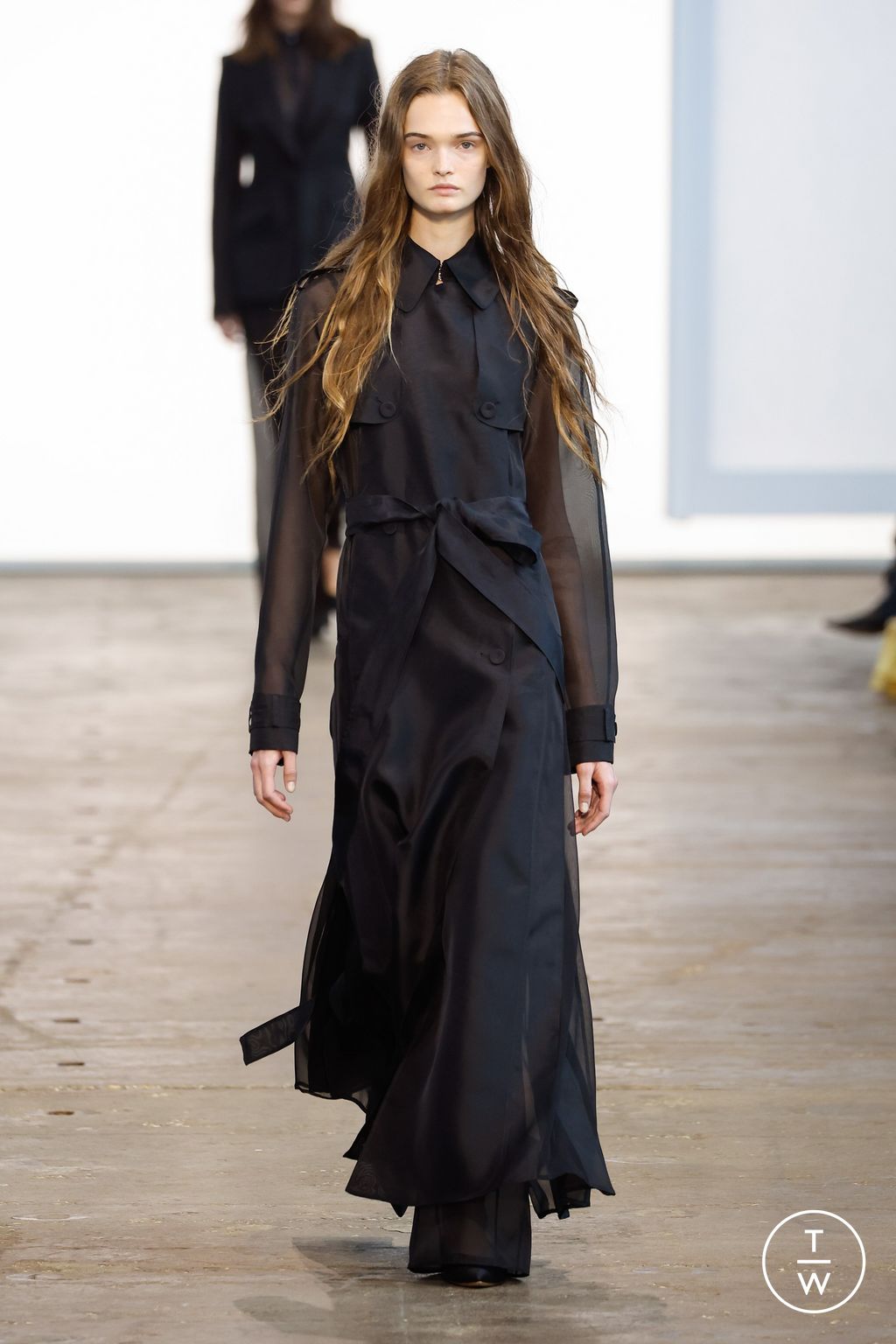 Fashion Week New York Spring/Summer 2024 look 1 from the Gabriela Hearst collection womenswear
