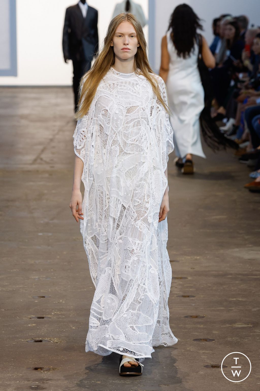 Fashion Week New York Spring/Summer 2024 look 12 from the Gabriela Hearst collection womenswear