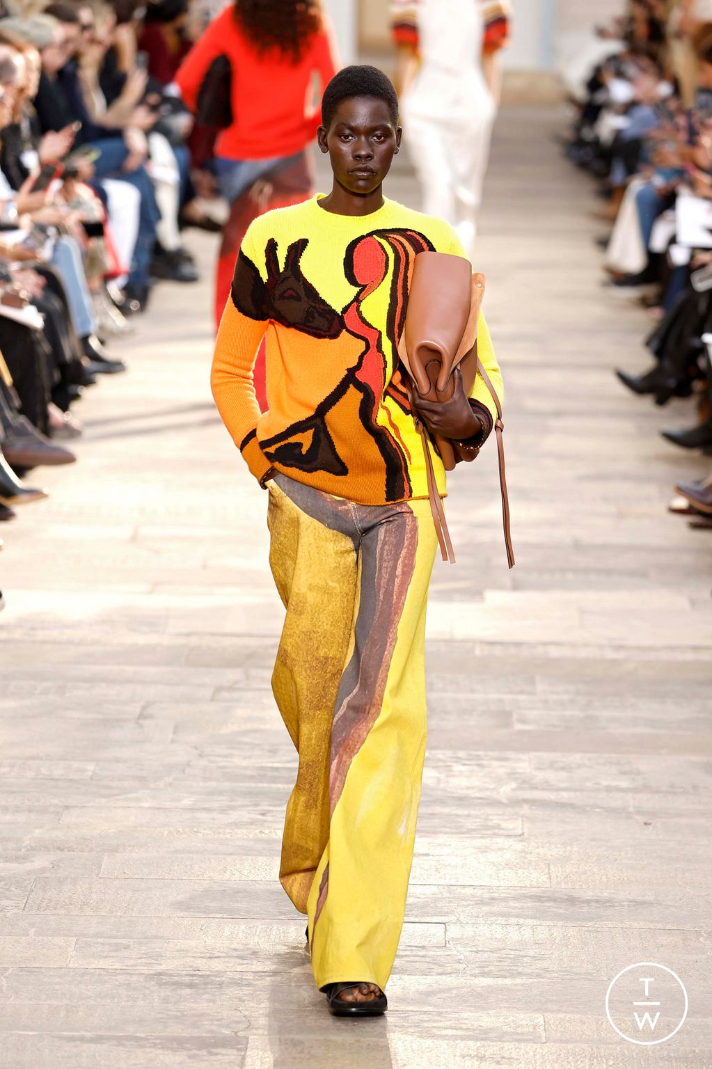 Fashion Week Paris Spring/Summer 2026 look 22 from the Gabriela Hearst collection womenswear