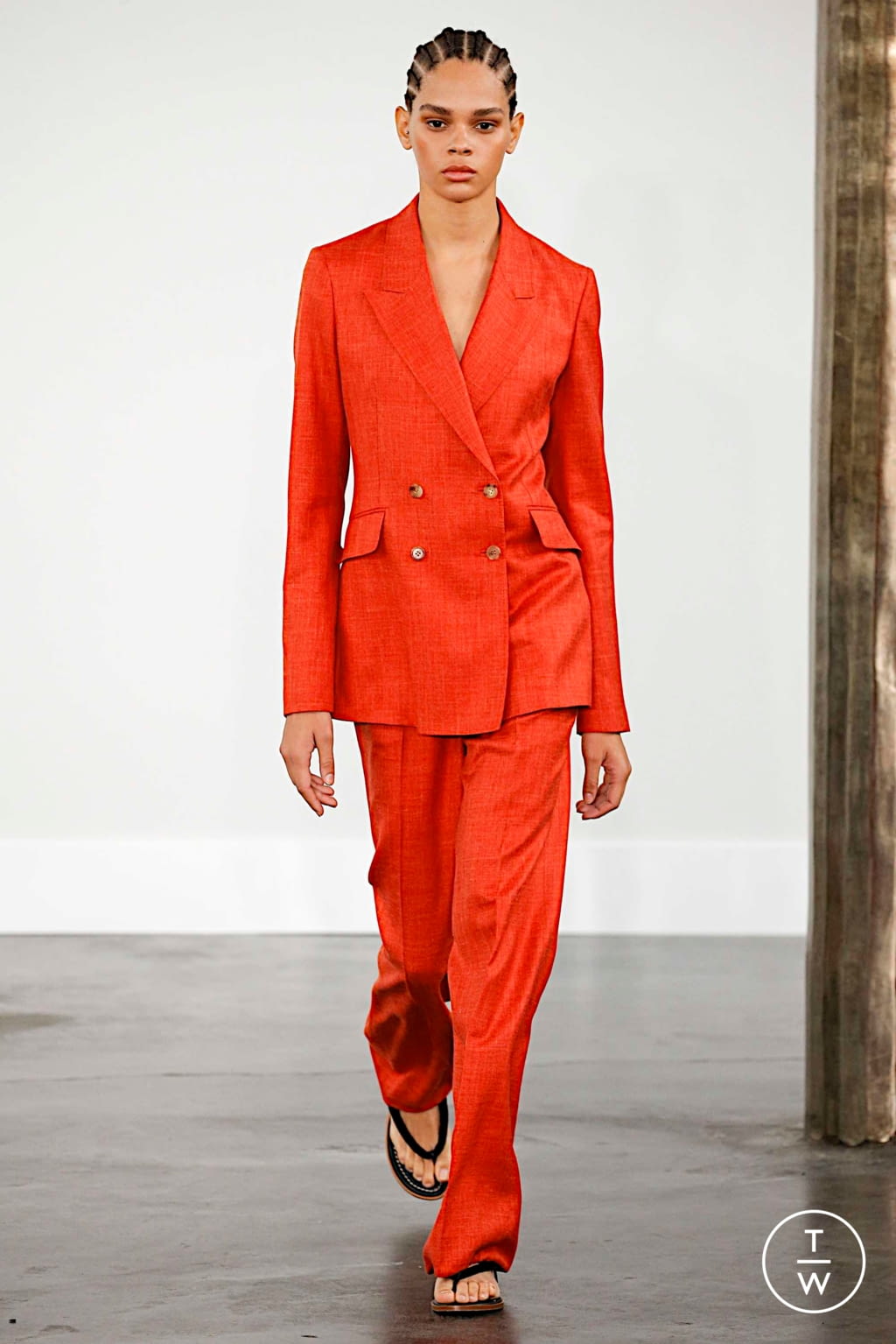 Fashion Week New York Spring/Summer 2020 look 15 from the Gabriela Hearst collection womenswear