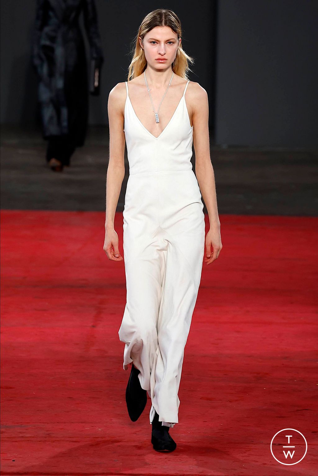 Fashion Week New York Fall/Winter 2024 look 4 de la collection Gabriela Hearst womenswear