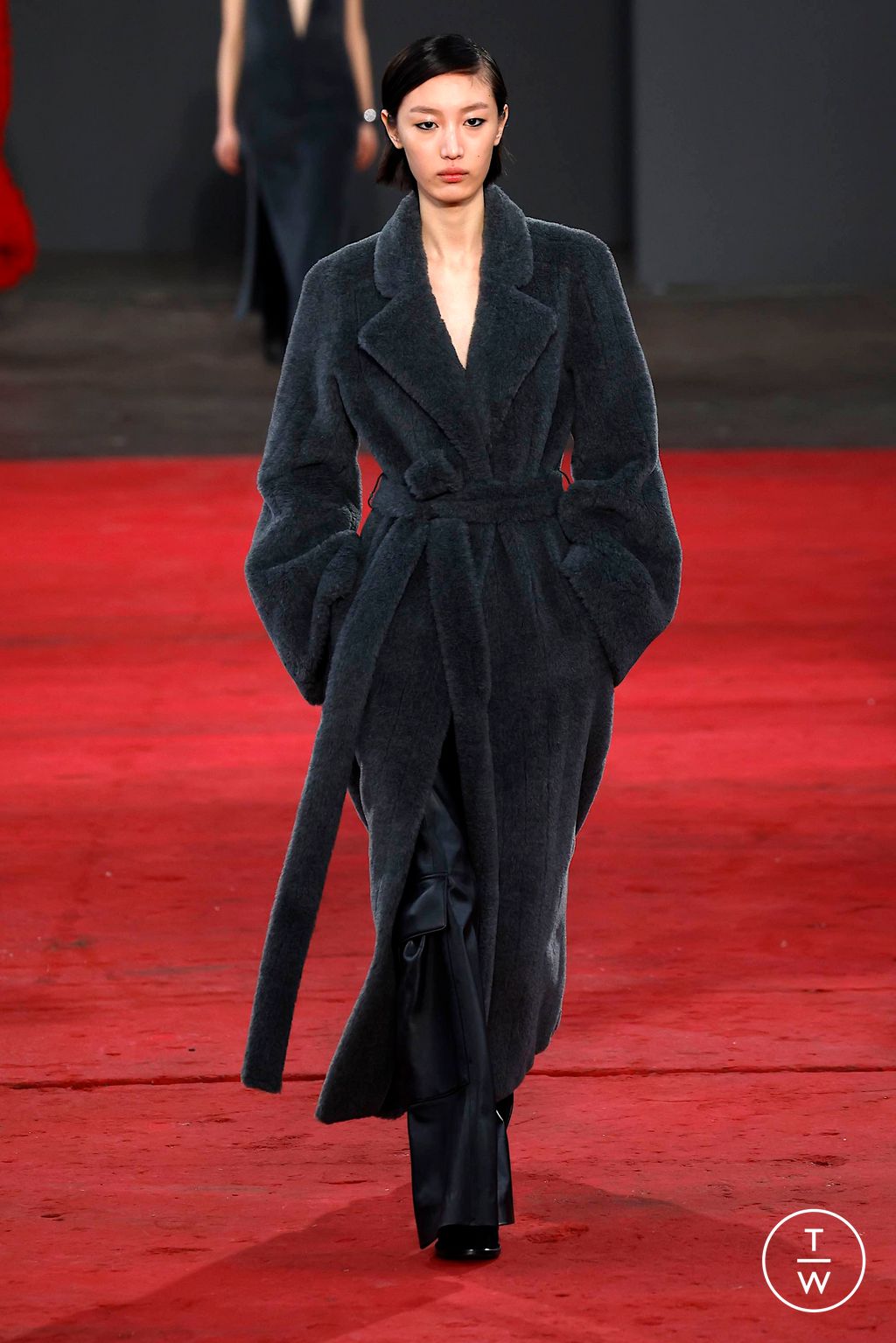 Fashion Week New York Fall/Winter 2024 look 17 from the Gabriela Hearst collection womenswear