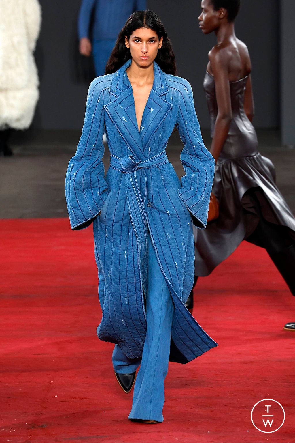 Fashion Week New York Fall/Winter 2024 look 19 from the Gabriela Hearst collection womenswear