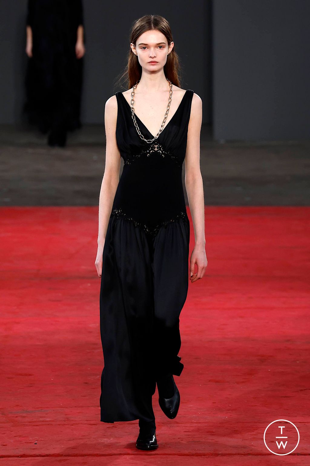 Fashion Week New York Fall/Winter 2024 look 35 from the Gabriela Hearst collection 女装