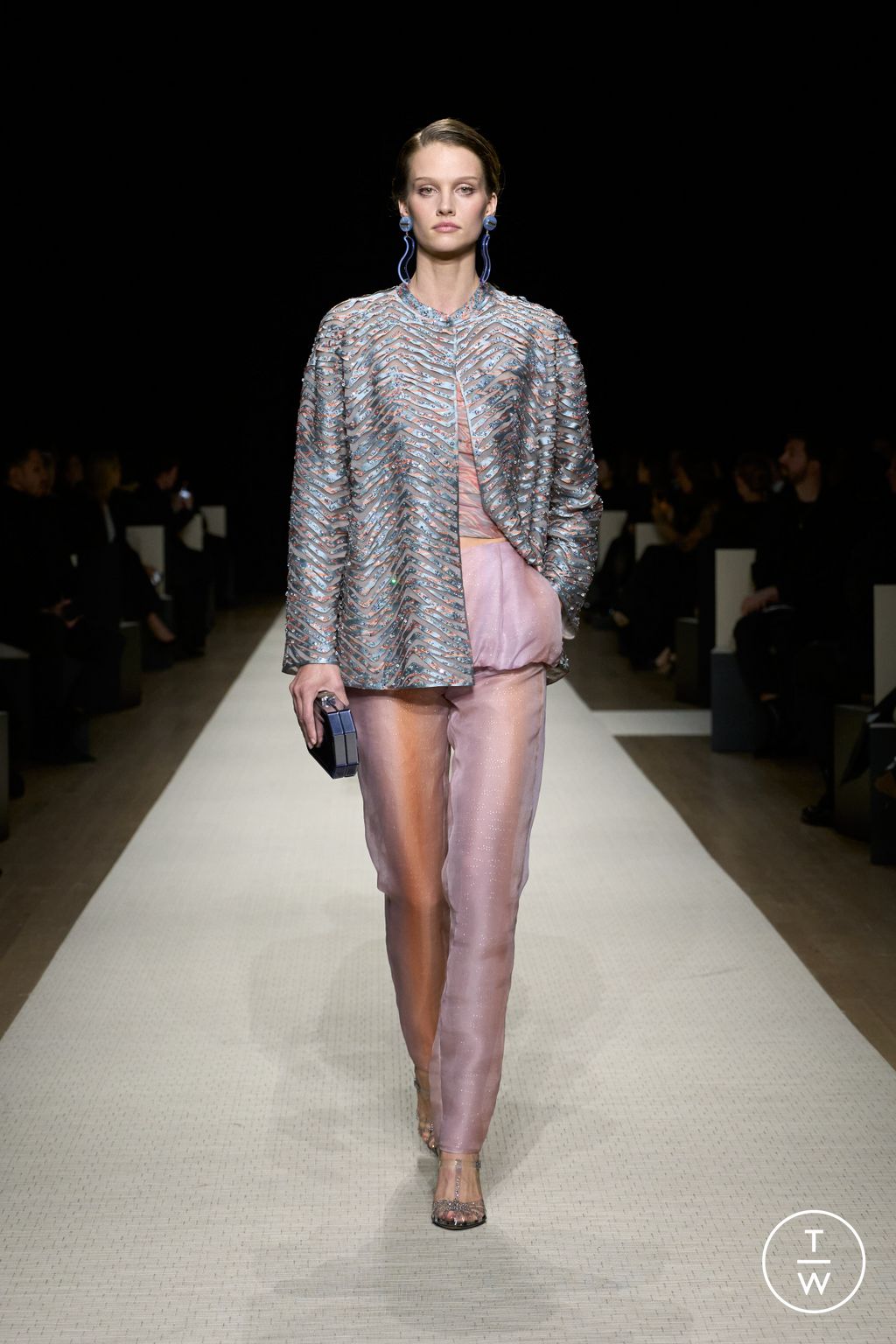 Fashion Week New York Spring/Summer 2025 look 79 from the Giorgio Armani collection womenswear