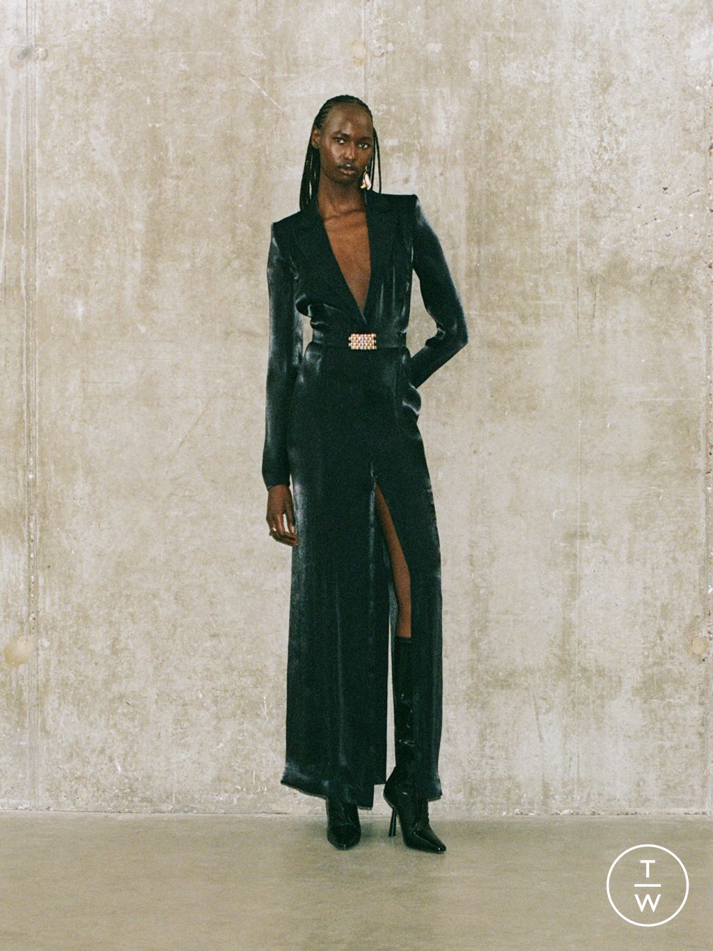 Fashion Week London Resort 2025 look 28 from the Galvan collection 女装