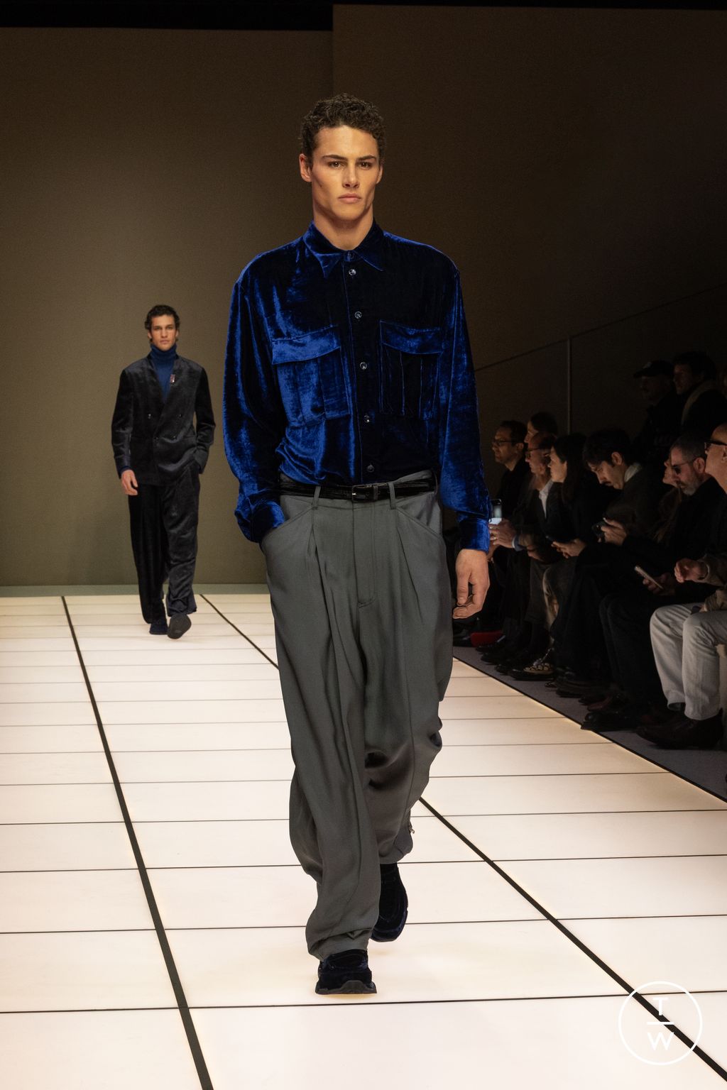 Fashion Week Milan Fall/Winter 2026 look 109 from the Giorgio Armani collection menswear