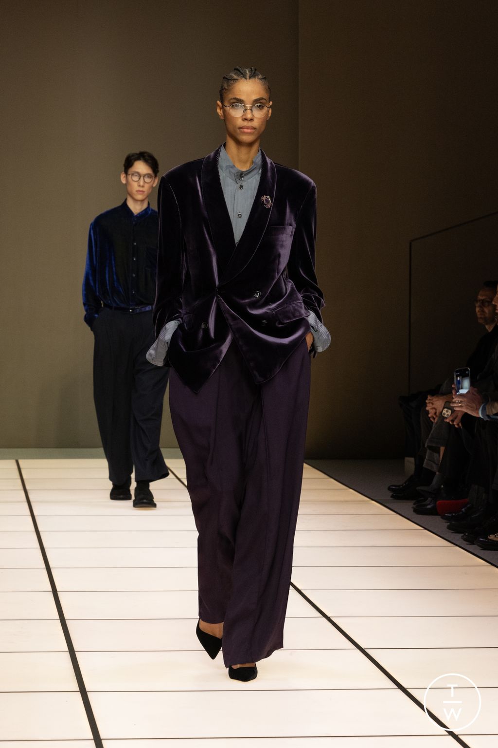 Fashion Week Milan Fall/Winter 2026 look 116 from the Giorgio Armani collection 男装
