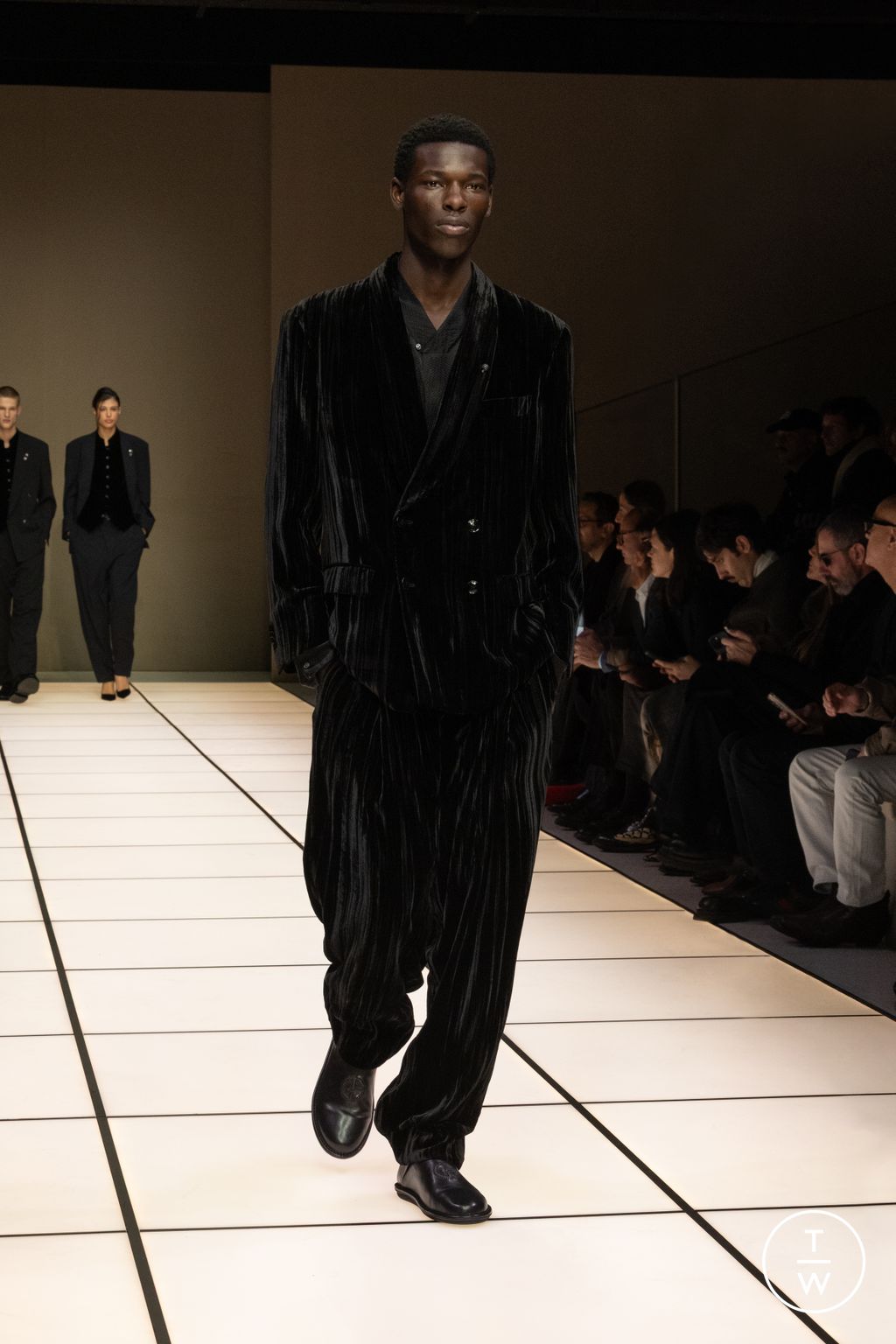 Fashion Week Milan Fall/Winter 2026 look 126 from the Giorgio Armani collection menswear