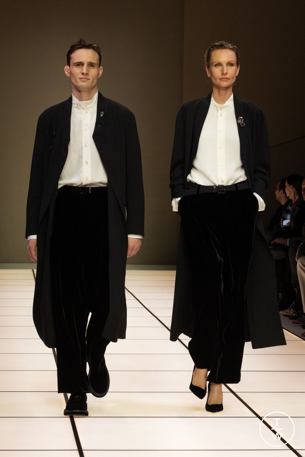 Fashion Week Milan Fall/Winter 2026 look 130 from the Giorgio Armani collection menswear