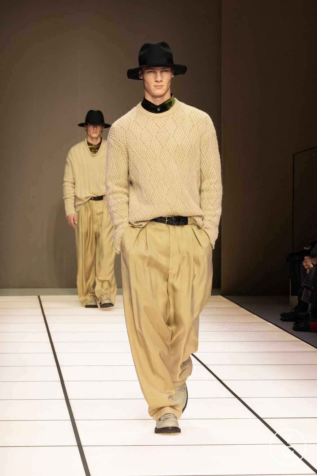 Fashion Week Milan Fall/Winter 2026 look 33 from the Giorgio Armani collection menswear