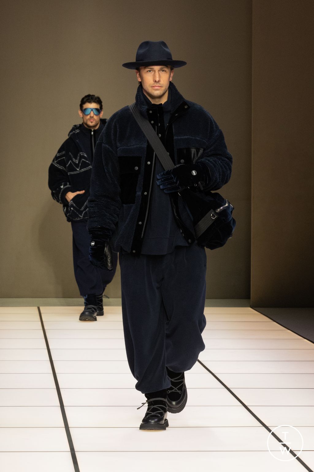 Fashion Week Milan Fall/Winter 2026 look 64 from the Giorgio Armani collection menswear