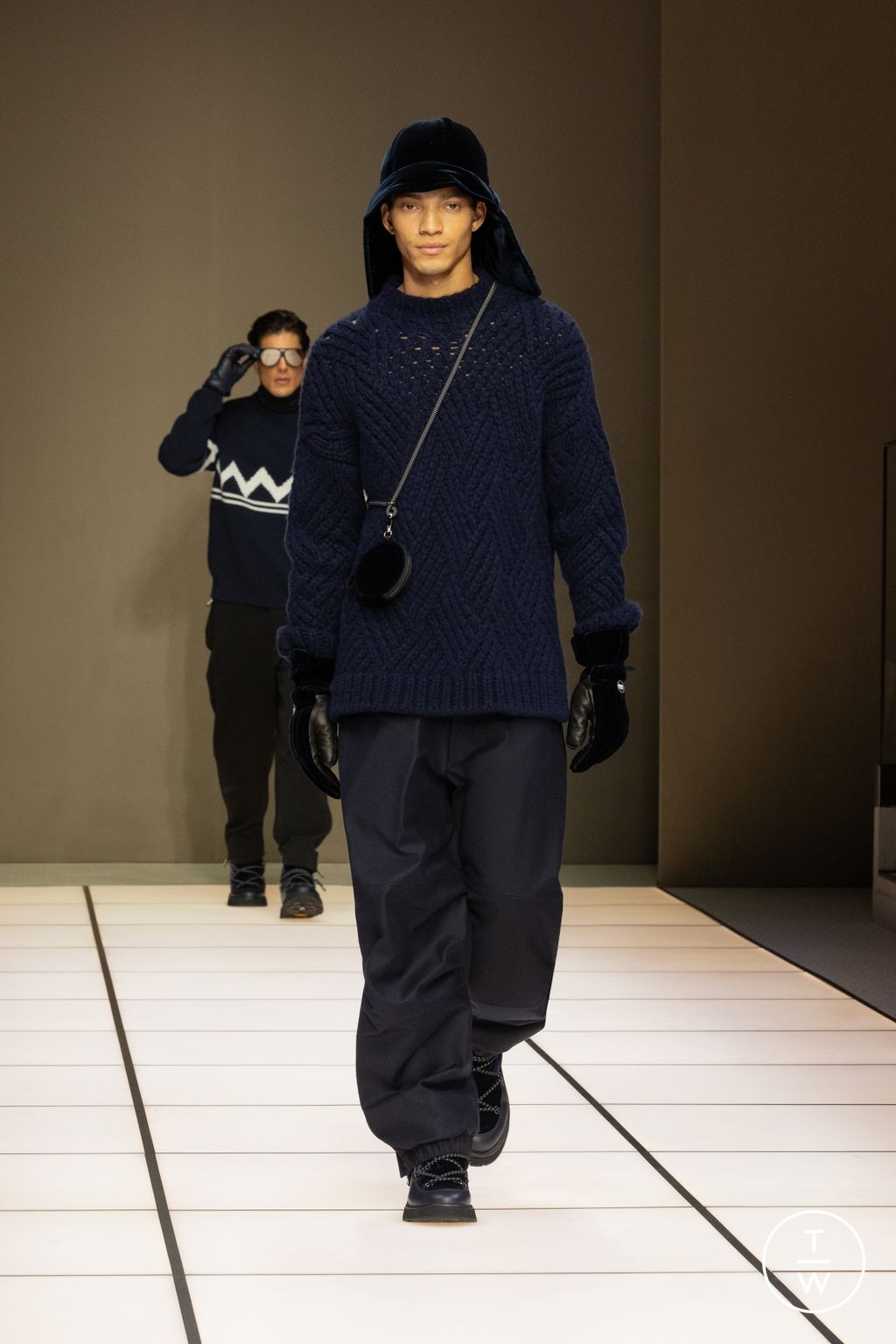 Fashion Week Milan Fall/Winter 2026 look 72 from the Giorgio Armani collection menswear