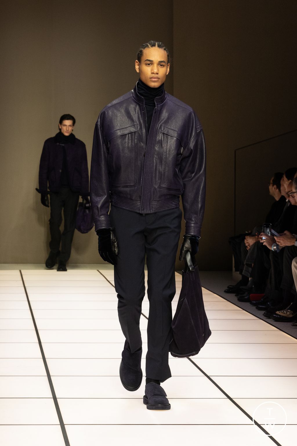 Fashion Week Milan Fall/Winter 2026 look 88 from the Giorgio Armani collection menswear