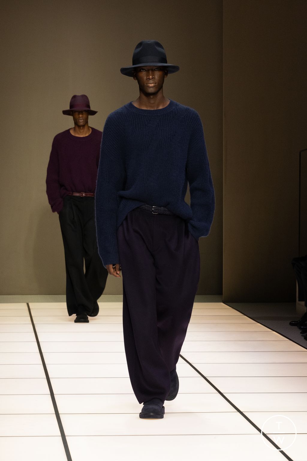 Fashion Week Milan Fall/Winter 2026 look 92 from the Giorgio Armani collection menswear