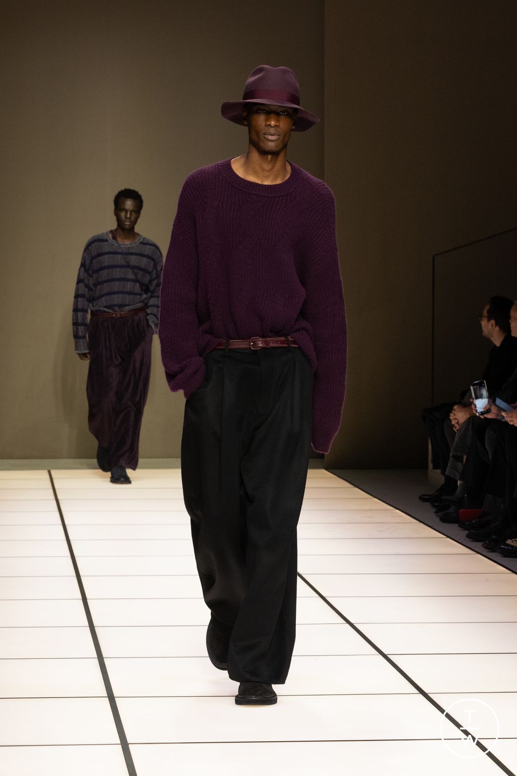 Fashion Week Milan Fall/Winter 2026 look 93 from the Giorgio Armani collection menswear
