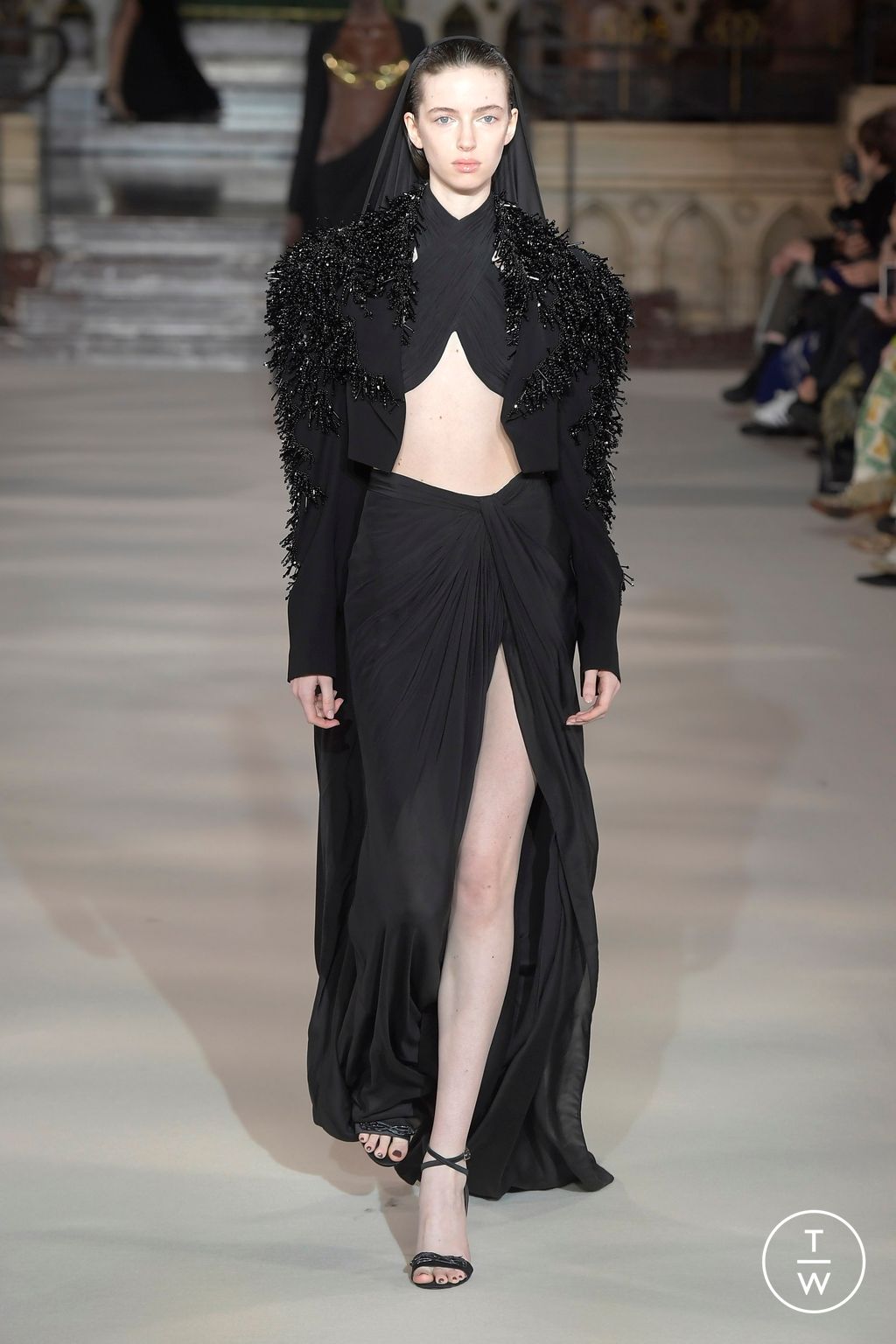Fashion Week Paris Spring/Summer 2024 look 1 from the Gaurav Gupta collection couture
