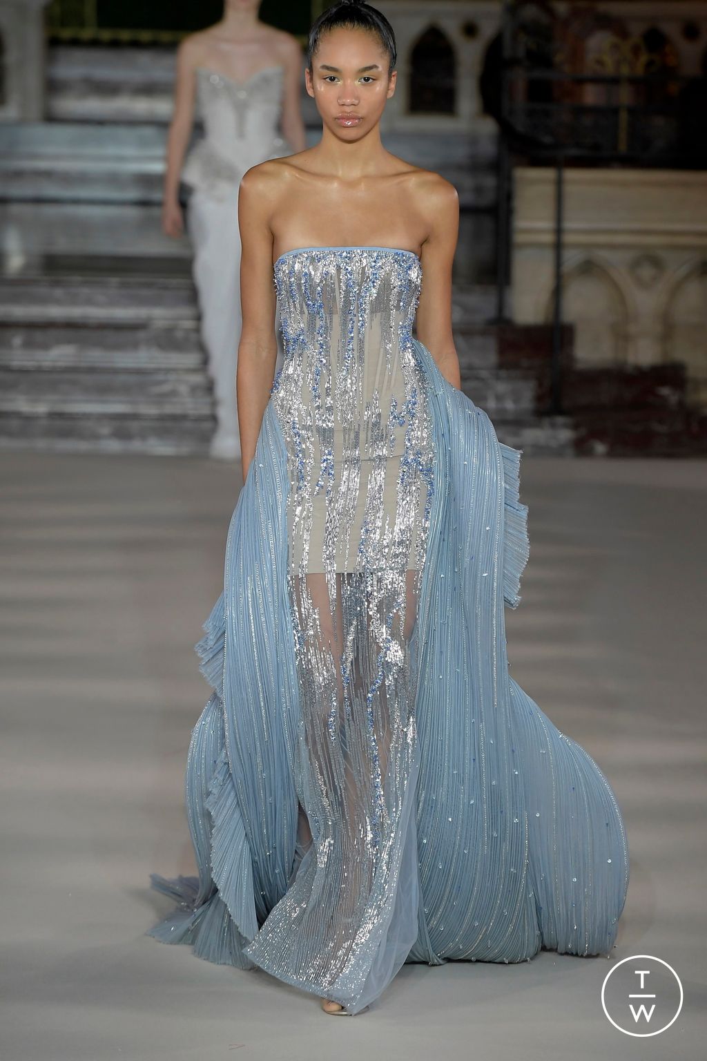 Fashion Week Paris Spring/Summer 2024 look 23 from the Gaurav Gupta collection couture