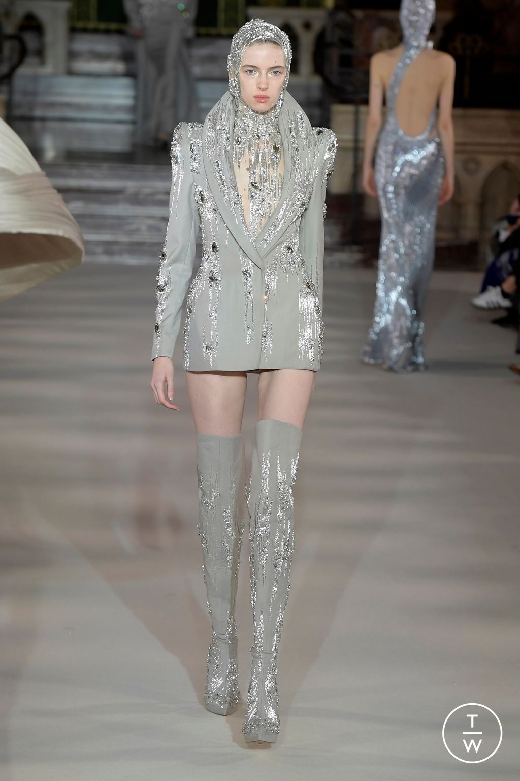 Fashion Week Paris Spring/Summer 2024 look 27 from the Gaurav Gupta collection couture