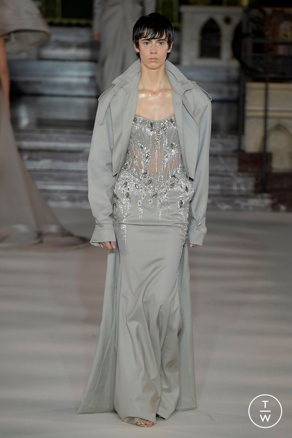 Fashion Week Paris Spring/Summer 2024 look 28 from the Gaurav Gupta collection couture