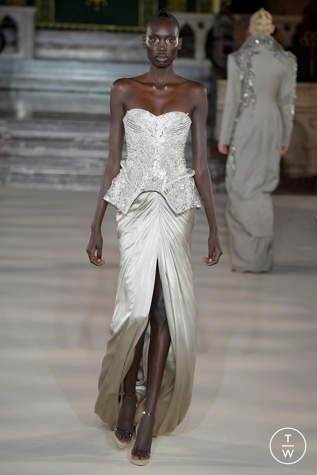 Fashion Week Paris Spring/Summer 2024 look 30 from the Gaurav Gupta collection couture