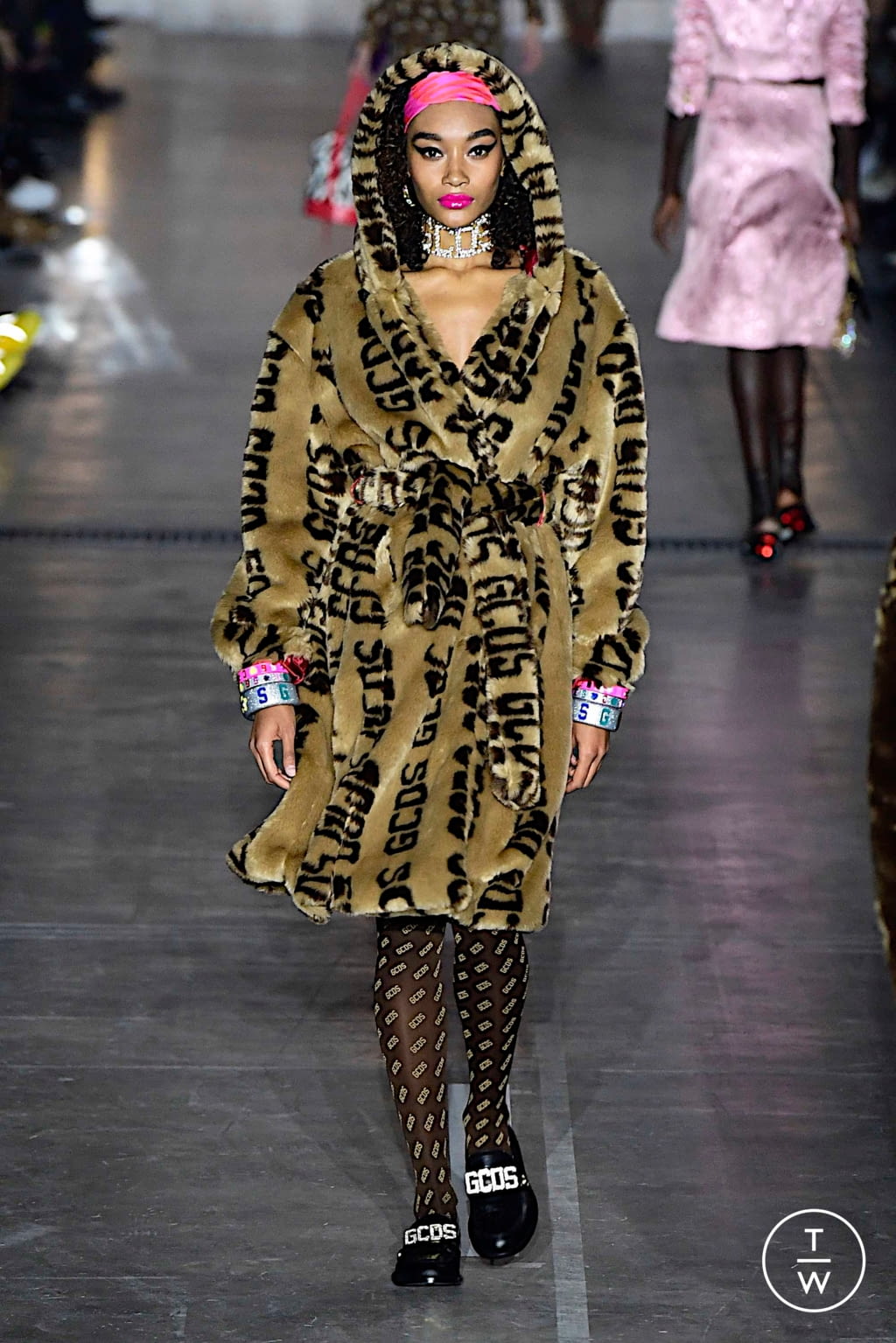 Fashion Week Milan Fall/Winter 2019 look 6 from the GCDS collection womenswear