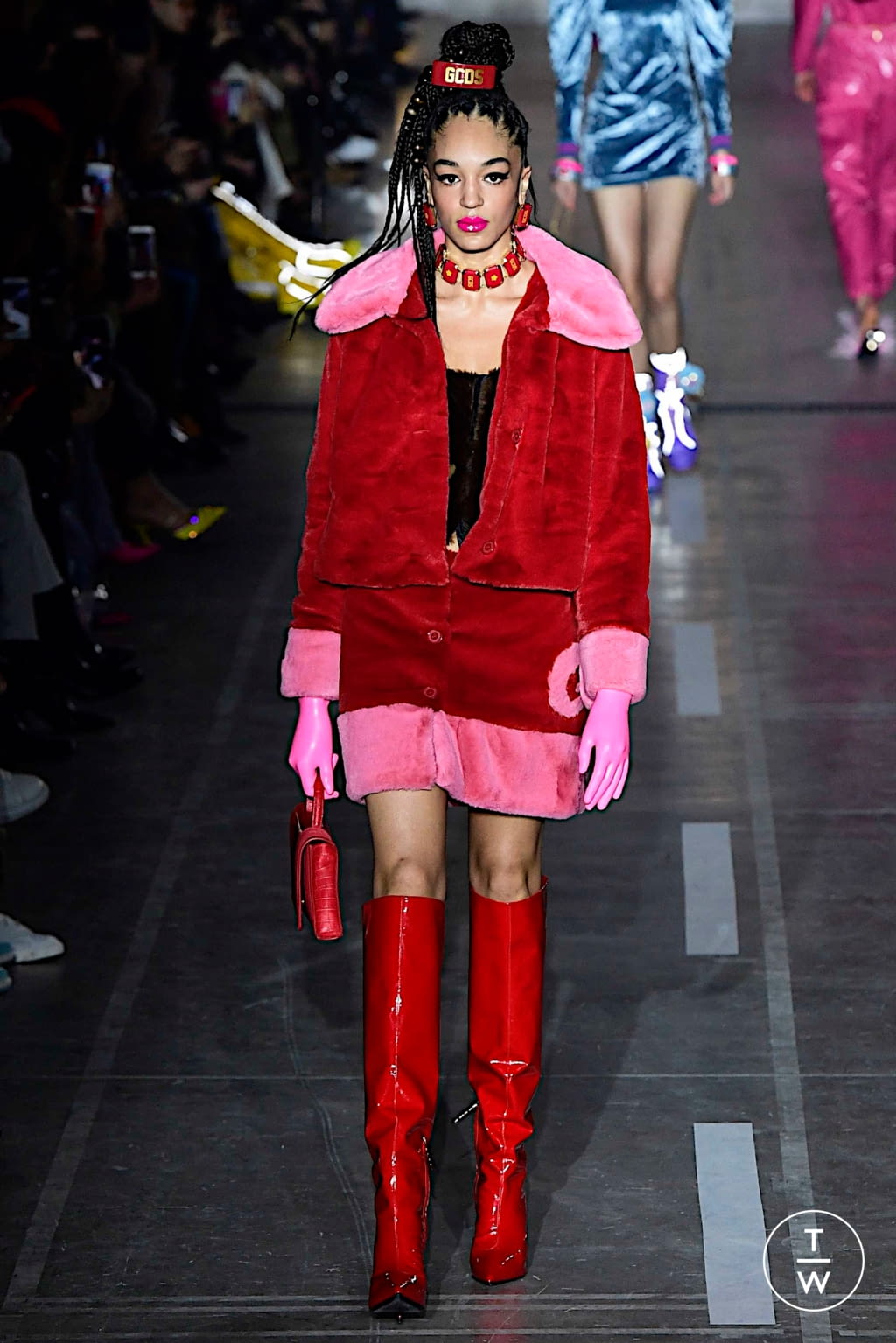 Fashion Week Milan Fall/Winter 2019 look 13 from the GCDS collection 女装