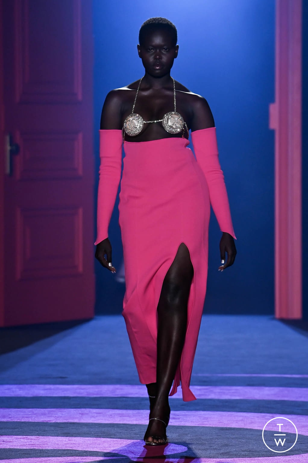 Fashion Week Milan Fall/Winter 2022 look 37 from the GCDS collection womenswear