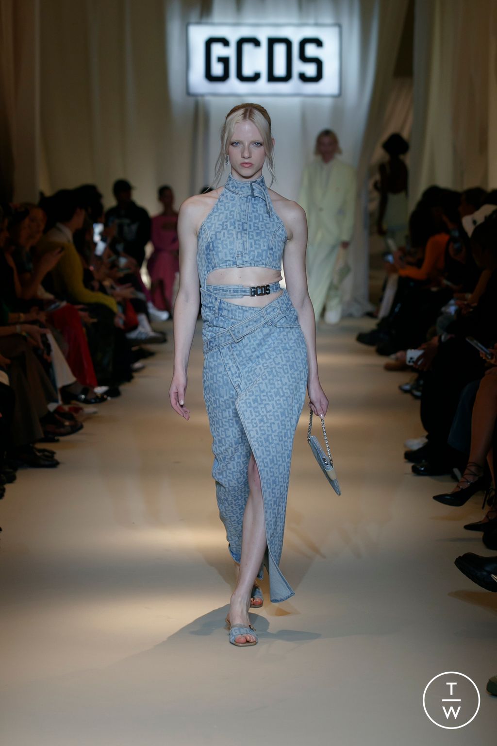 Fashion Week Milan Spring/Summer 2024 look 24 from the GCDS collection womenswear