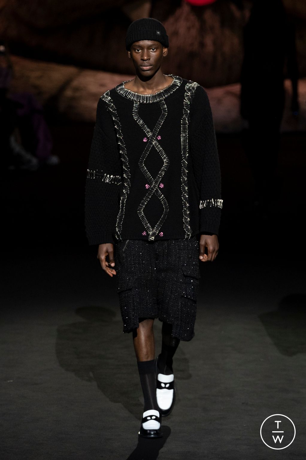 Fashion Week Milan Fall/Winter 2023 look 25 from the GCDS collection 女装