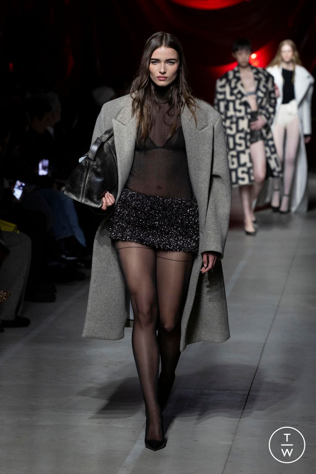 Fashion Week Milan Fall/Winter 2024 look 11 from the GCDS collection 女装