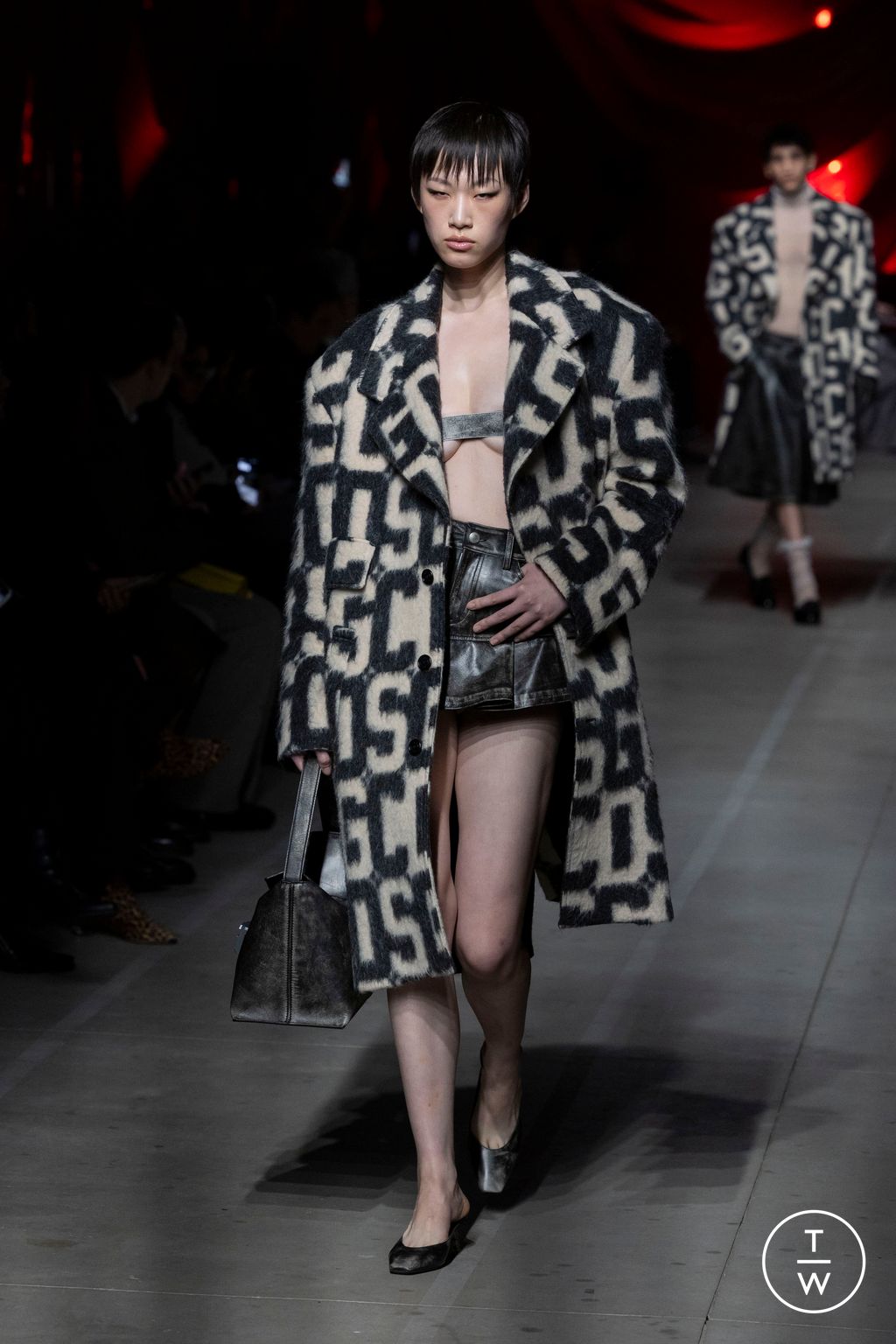 Fashion Week Milan Fall/Winter 2024 look 12 from the GCDS collection womenswear