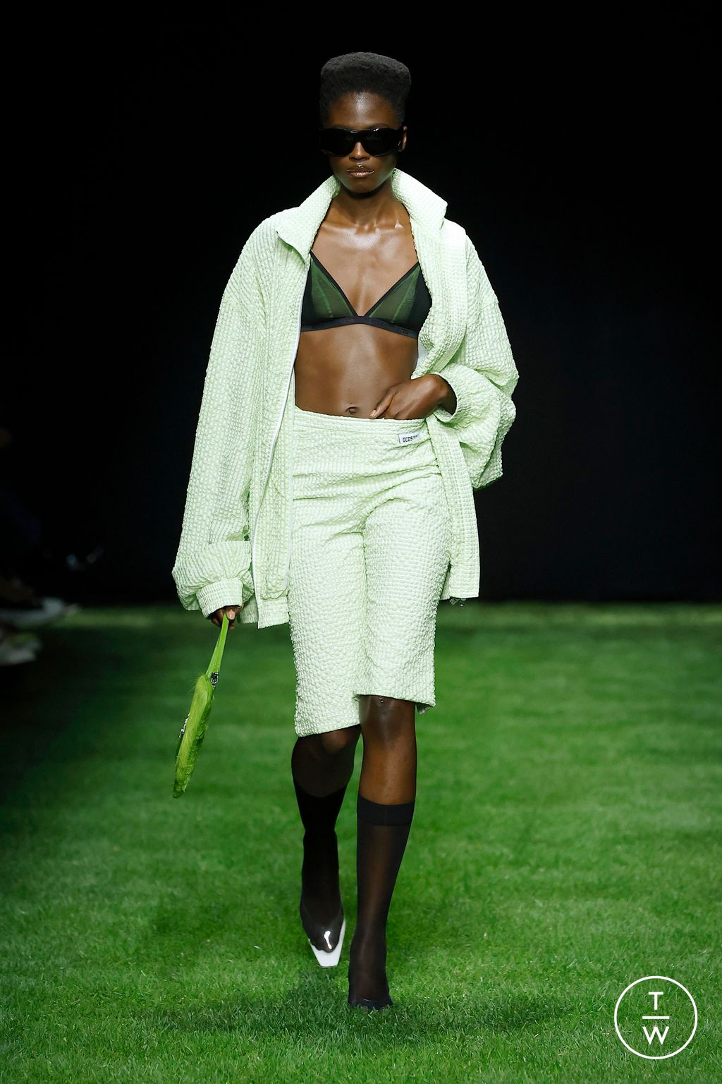 Fashion Week Milan Spring/Summer 2025 look 5 from the GCDS collection womenswear