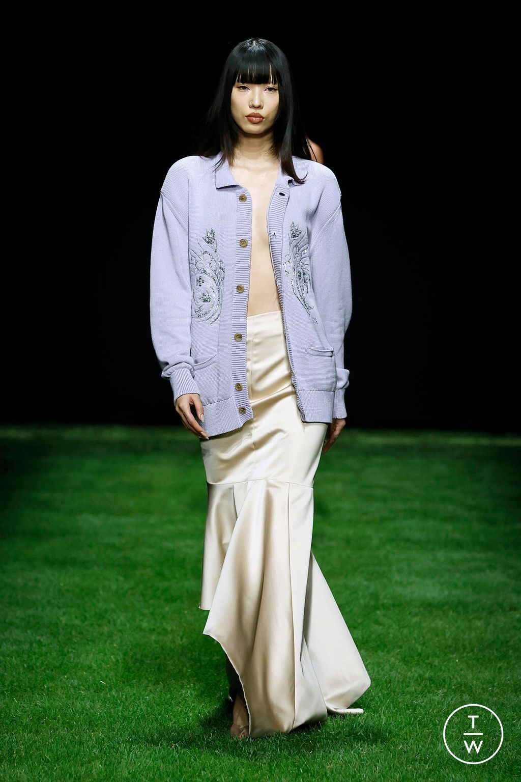 Fashion Week Milan Spring/Summer 2025 look 10 from the GCDS collection womenswear