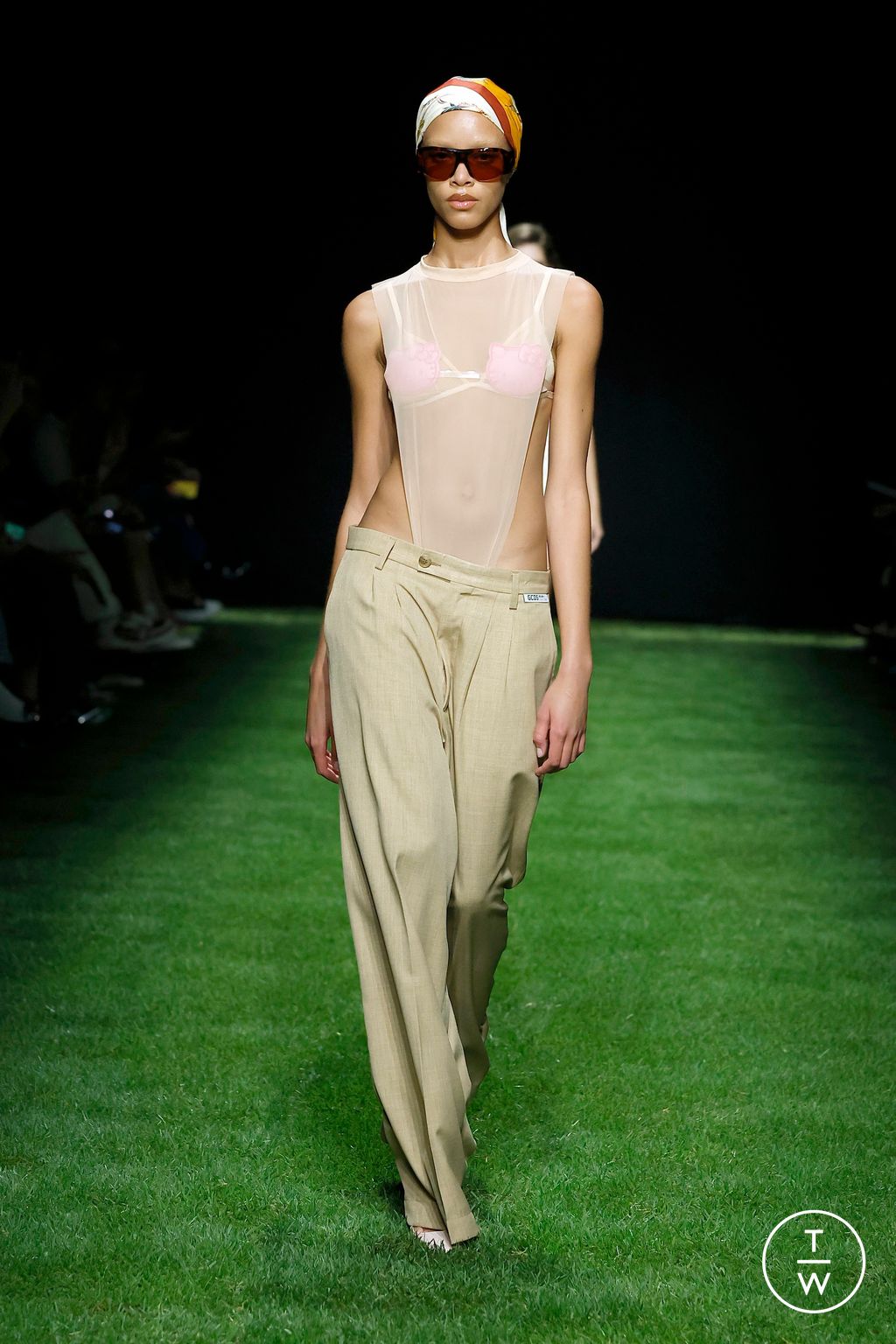Fashion Week Milan Spring/Summer 2025 look 11 from the GCDS collection womenswear