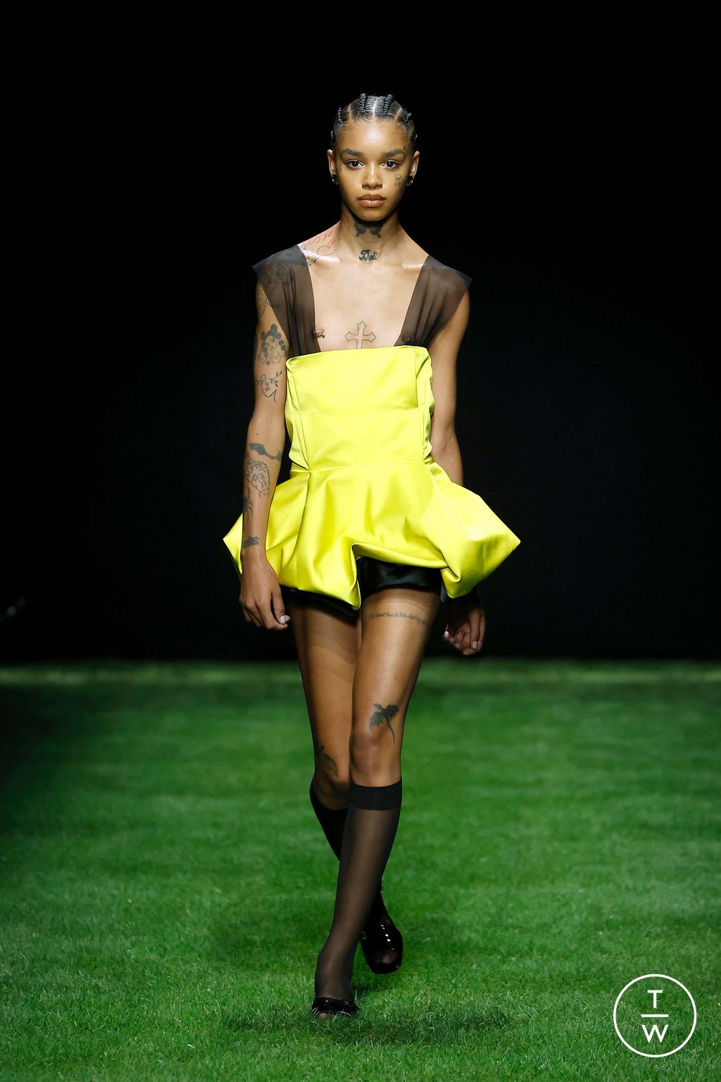 Fashion Week Milan Spring/Summer 2025 look 17 from the GCDS collection 女装