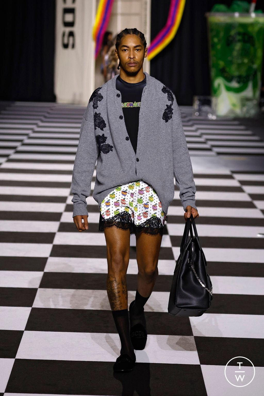 Fashion Week Milan Fall/Winter 2026 look 7 from the GCDS collection womenswear